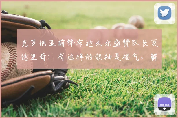 克罗地亚前锋布迪米尔盛赞队长莫德里奇:有这样的领袖是福气,解析2026世界杯对阵加纳的硬仗准备